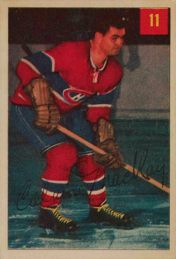 1954 Parkhurst Calum Mckay #11 Hockey Card