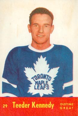 1955 Parkhurst Teeder Kennedy #29 Hockey Card