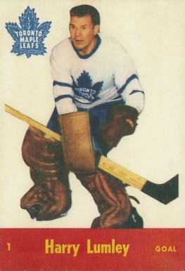 1955 Parkhurst Harry Lumley #1 Hockey Card