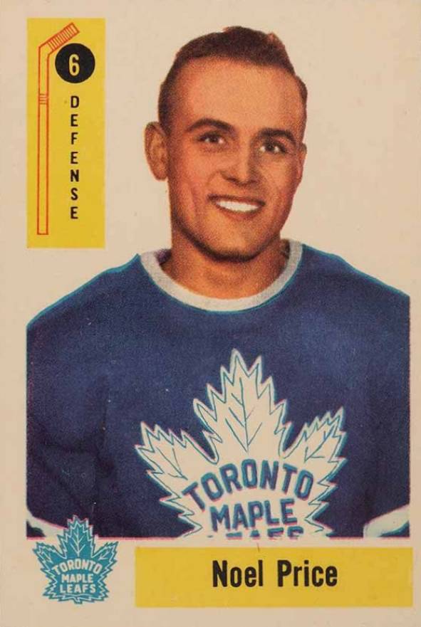 1958 Parkhurst Noel Price #6 Hockey Card