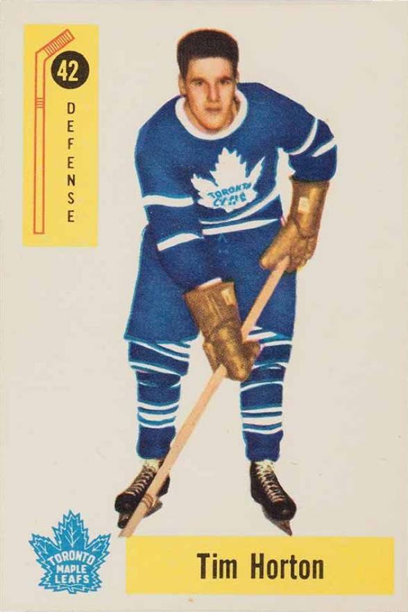 1958 Parkhurst Tim Horton #42 Hockey Card