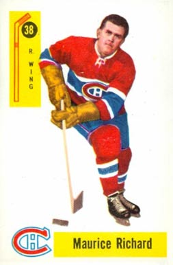 1958 Parkhurst Maurice Richard #38 Hockey Card