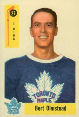 1958 Parkhurst Bert Olmstead #27 Hockey Card