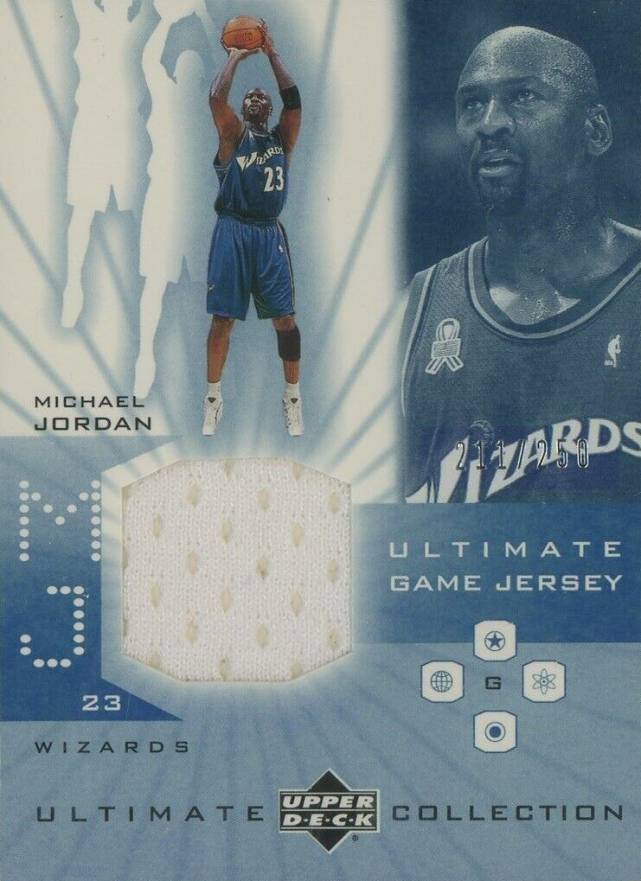 2001  Ultimate Collection Ultimate Game Jersey Michael Jordan #MJ2 Basketball Card