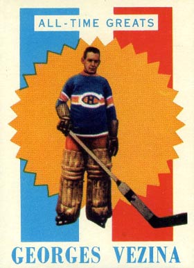 1960 Topps Georges Vezina #19 Hockey Card