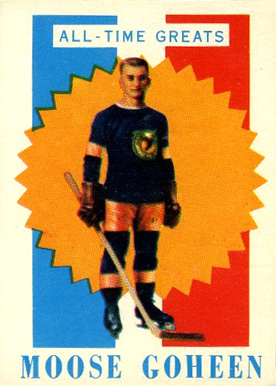 1960 Topps F.X. Goheen #63 Hockey Card
