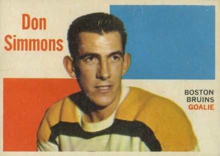 1960 Topps Don Simmons #43 Hockey Card