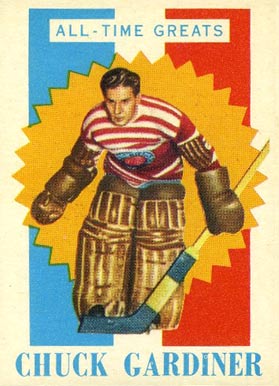 1960 Topps Chuck Gardiner #32 Hockey Card