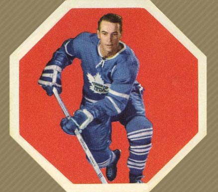 1961 York Yellow Backs Bert Olmstead #19 Hockey Card