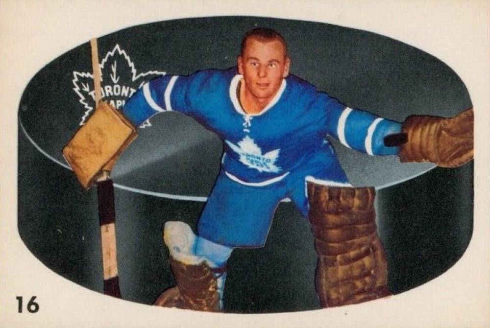 1962 Parkhurst Johnny Bower #16 Hockey Card