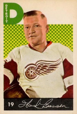 1962 Parkhurst Hank Bassen #19 Hockey Card