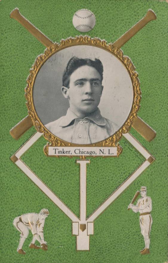 1908 Rose Company Postcards Joe Tinker # Baseball Card