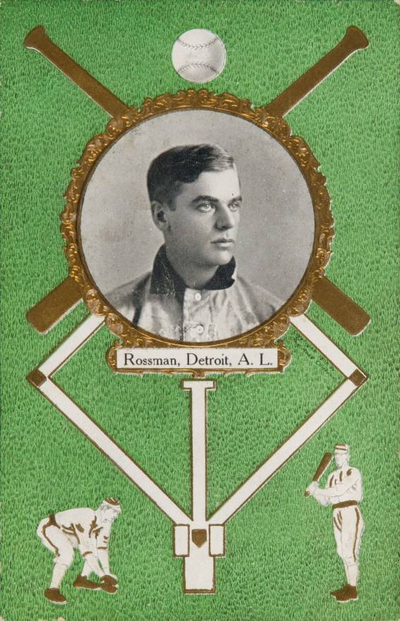 1908 Rose Company Postcards Claude Rossman # Baseball Card