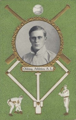 1908 Rose Company Postcards Rube Oldring # Baseball Card