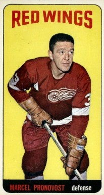 1964 Topps Hockey Marcel Pronovost #39 Hockey Card