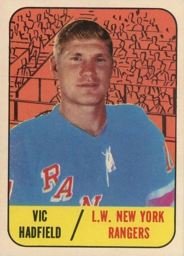 1967 Topps Vic Hadfield #88 Hockey Card