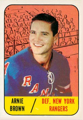 1967 Topps Arnie Brown #89 Hockey Card