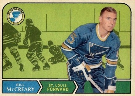 1968 O-Pee-Chee Bill Mccreary #182 Hockey Card