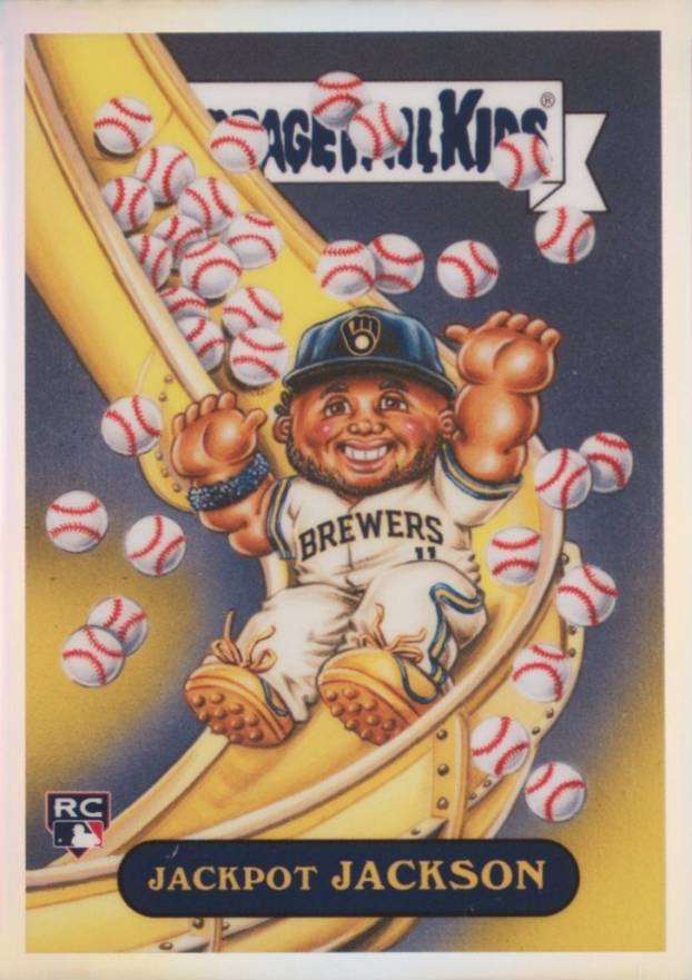 2024 Bowman Chrome Bowman Garbage Pail Kids Jackpot Jackson #BGP8 Baseball Card