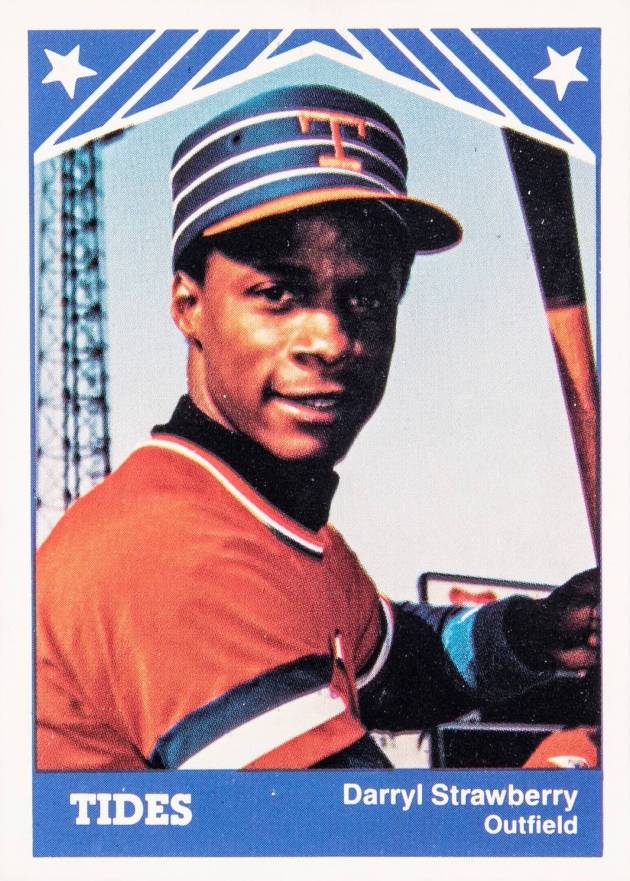 1983 TCMA Tidewater Tides Darryl Strawberry #28 Baseball Card