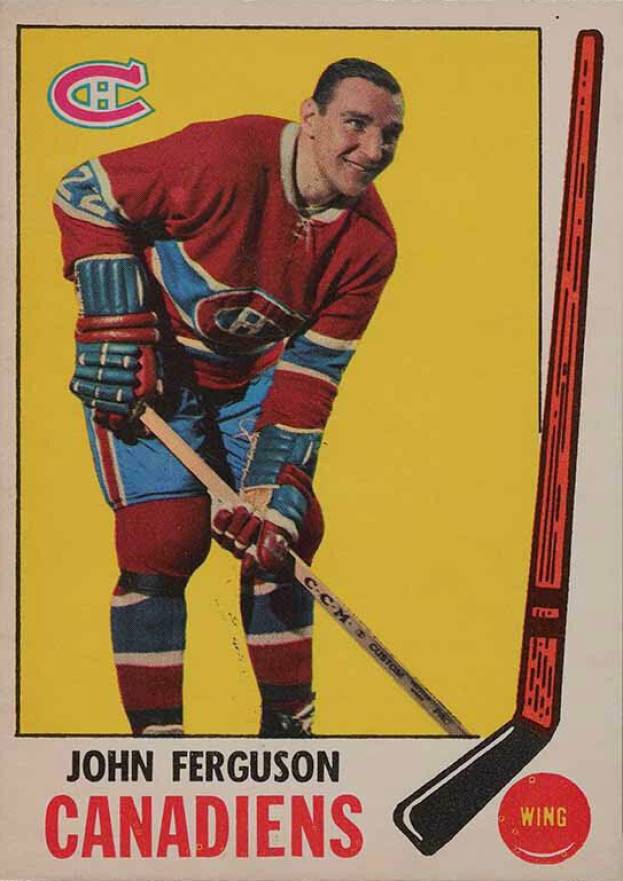 1969 O-Pee-Chee John Ferguson #7 Hockey Card