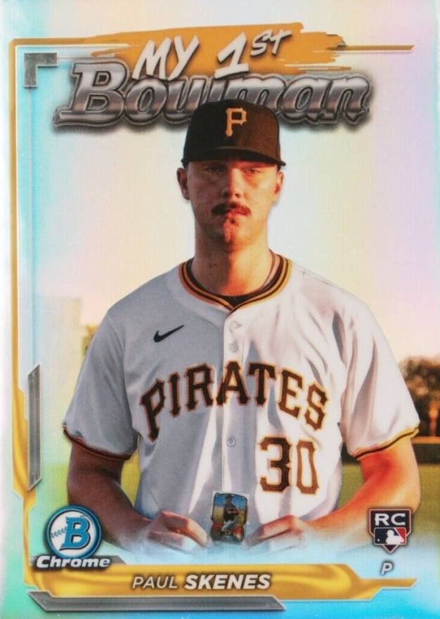 2024 Bowman Chrome My 1st Bowman Paul Skenes #M1B36 Baseball Card