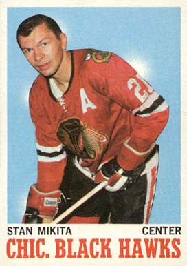 1970 O-Pee-Chee Stan Mikita #20 Hockey Card