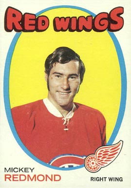 1971 O-Pee-Chee Mickey Redmond #102 Hockey Card