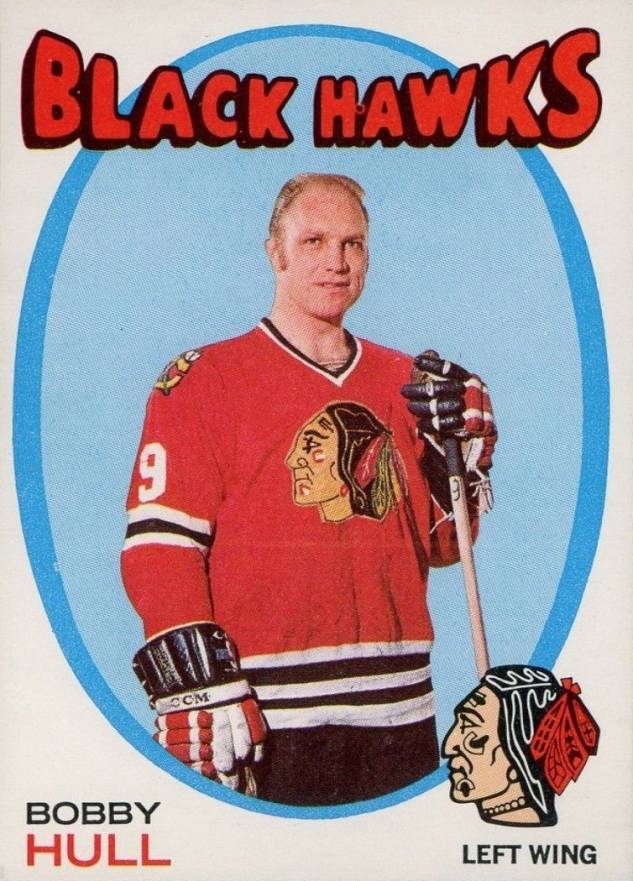 1971 O-Pee-Chee Bobby Hull #50 Hockey Card