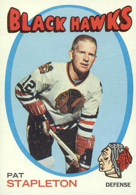 1971 O-Pee-Chee Pat Stapleton #25 Hockey Card