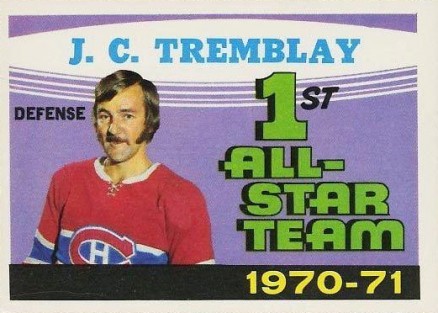 1971 O-Pee-Chee J.C. Tremblay #252 Hockey Card