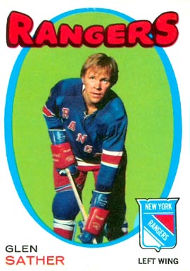 1971 O-Pee-Chee Glen Sather #221 Hockey Card