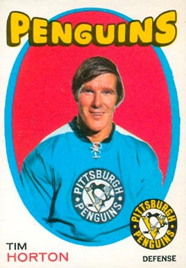 1971 O-Pee-Chee Tim Horton #186 Hockey Card