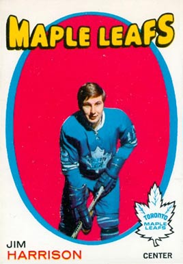 1971 O-Pee-Chee Jim Harrison #10 Hockey Card