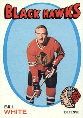 1971 Topps Bill White #11 Hockey Card