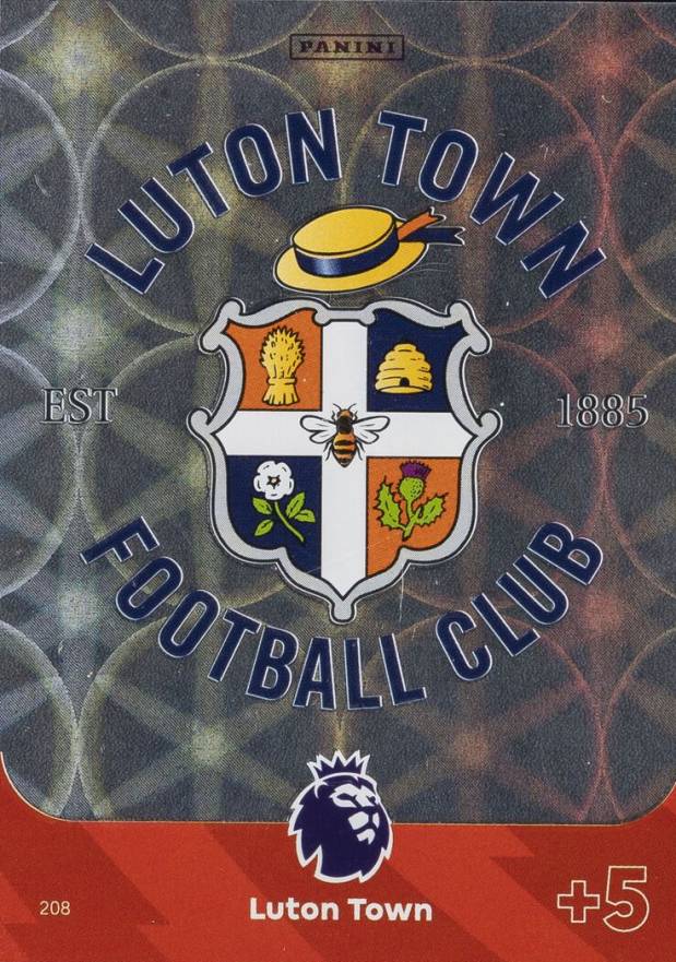 2023 Panini Adrenalyn XL Premier League Luton Town #208 Soccer Card