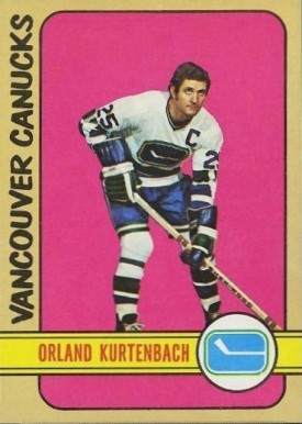 1972 Topps Orland Kurtenbach #46 Hockey Card