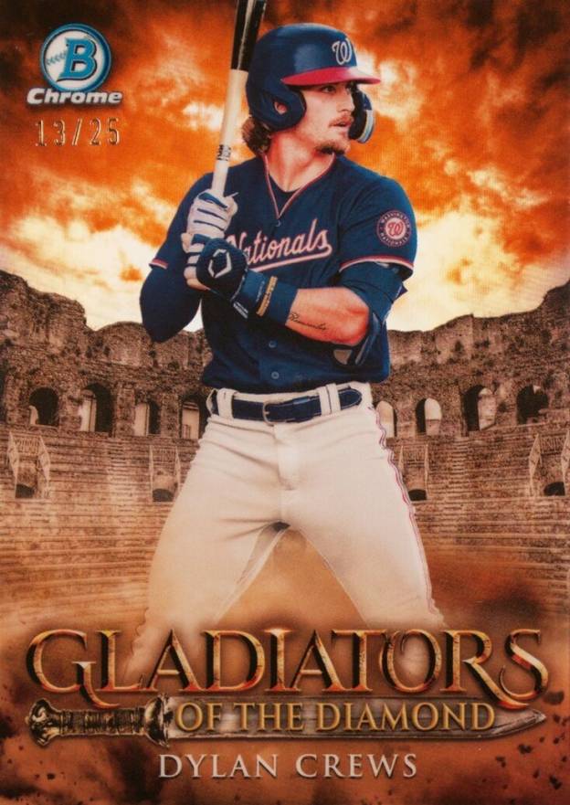 2024 Bowman Chrome Gladiators of the Diamond Dylan Crews #20 Baseball Card