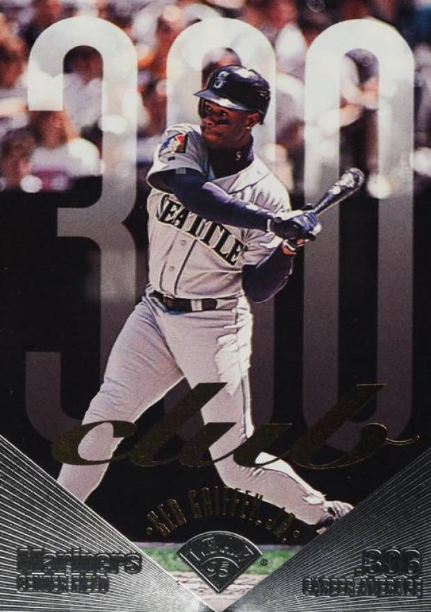 1995 Leaf .300 Club Ken Griffey Jr. #10 Baseball Card