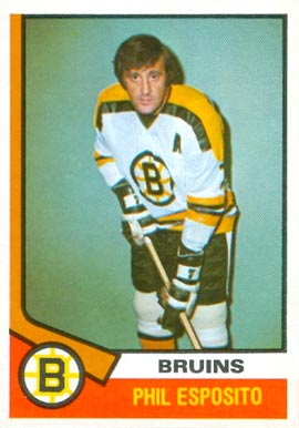 1974 O-Pee-Chee Phil Esposito #200 Hockey Card