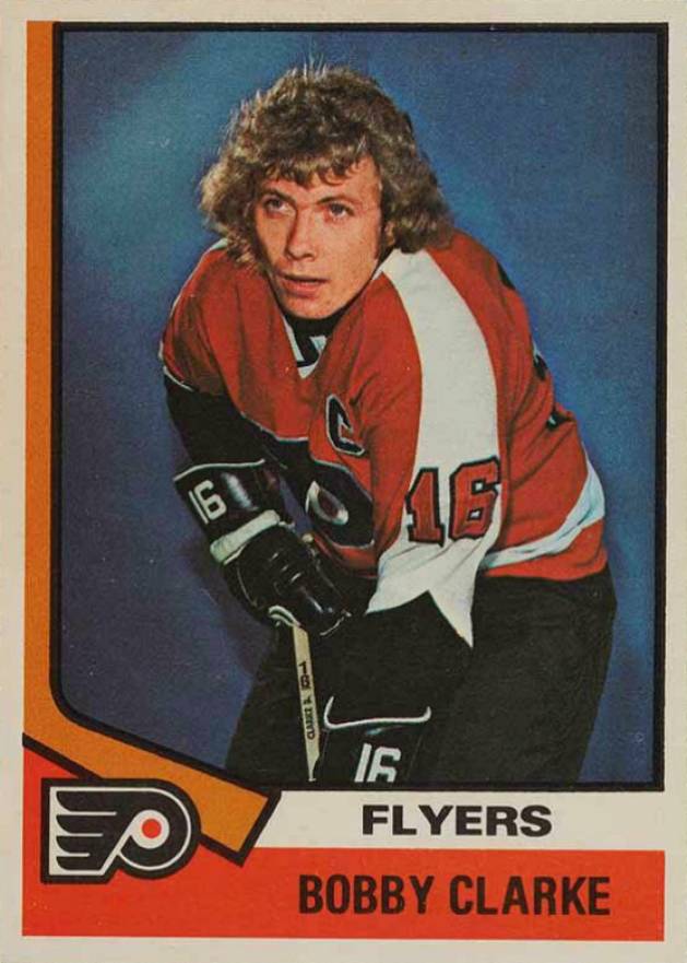 1974 O-Pee-Chee Bobby Clarke #260 Hockey Card