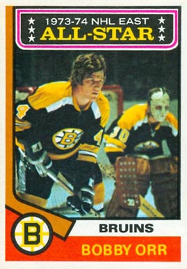 1974 O-Pee-Chee Bobby Orr #130 Hockey Card