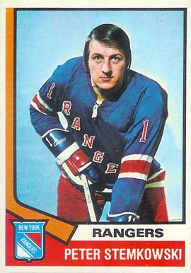 1974 O-Pee-Chee Peter Stemkowski #77 Hockey Card