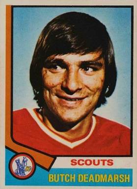 1974 O-Pee-Chee Butch Deadmarsh #73 Hockey Card