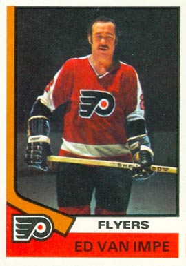 1974 Topps Ed Van Impe #85 Hockey Card