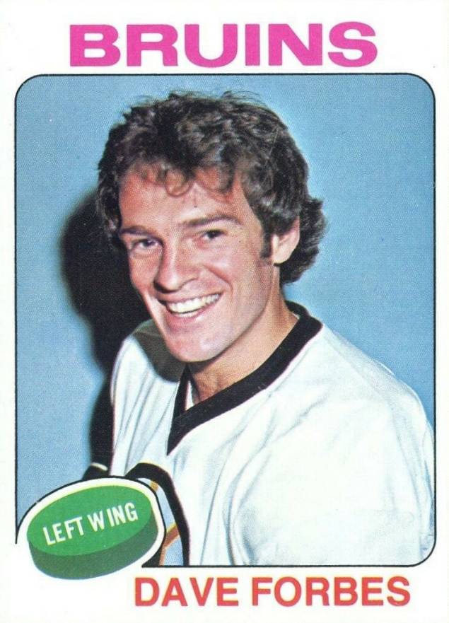 1975 Topps Dave Forbes #173 Hockey Card