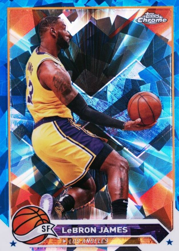 2023 Topps Chrome Sapphire Edition LeBron James #23 Basketball Card