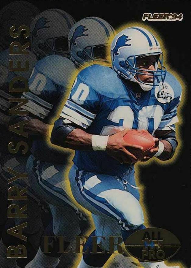 1994 Fleer All-Pro Barry Sanders #11 Football Card