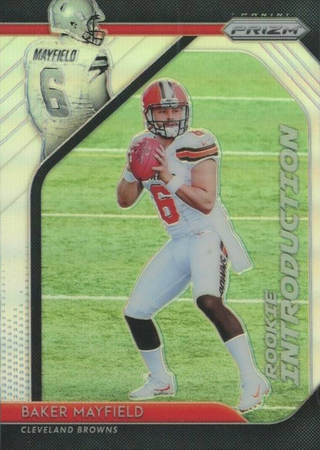 2018 Panini Prizm Rookie Introduction Baker Mayfield #RI-1 Football Card