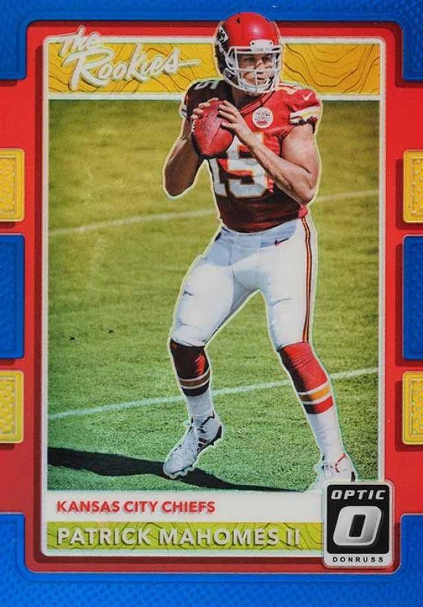 2017 Panini Donruss Optic The Rookies Patrick Mahomes II #7 Football Card